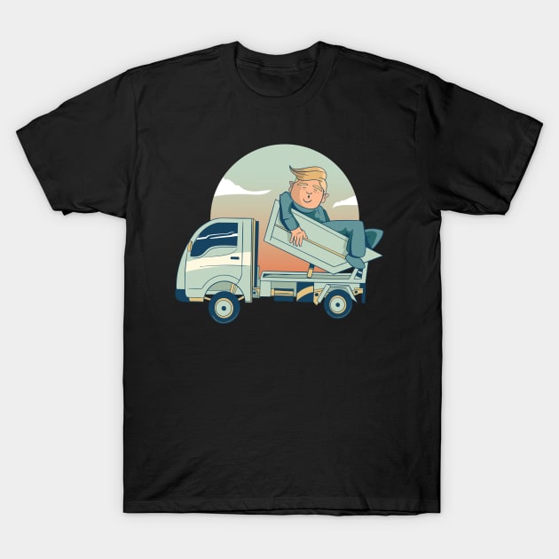 Joe biden 2020 - Dumptruck Trump Loser T-Shirt by Kali Space